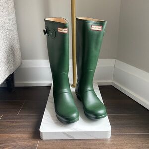 Hunter Original Tall Rain Boots Green